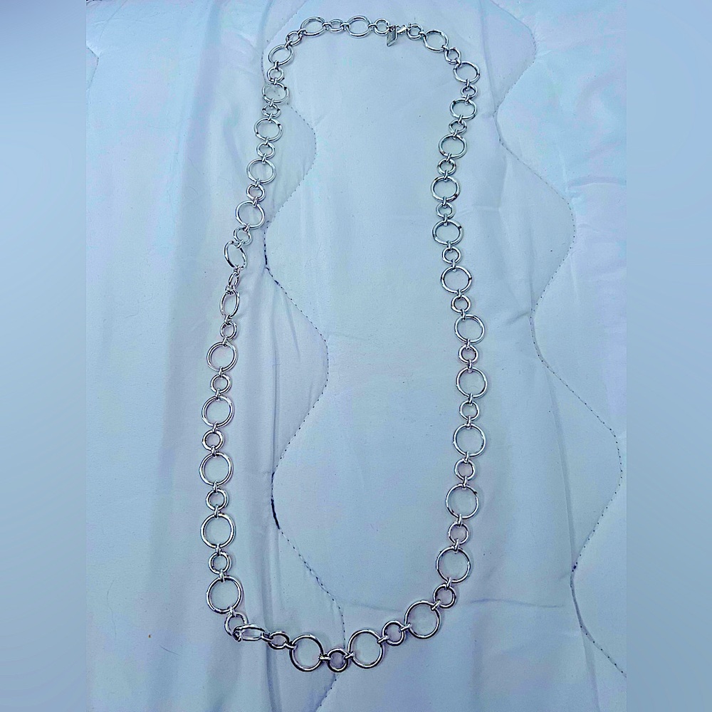 Chaps silver necklace